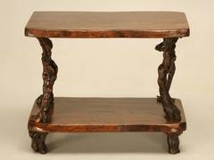 French Vineyard End Table Made from Grape Vines