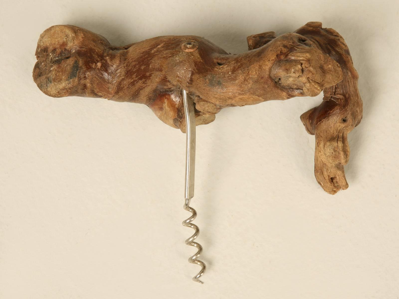 French corkscrew made from a grapevine and what could possibly be more apropos?