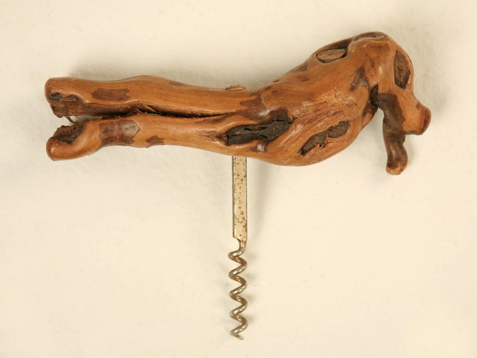 Mid-20th Century French Grapevine Corkscrew For Sale
