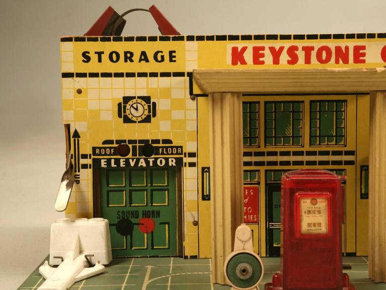 Childs Keystone Toy Automobile Garage at 1stDibs