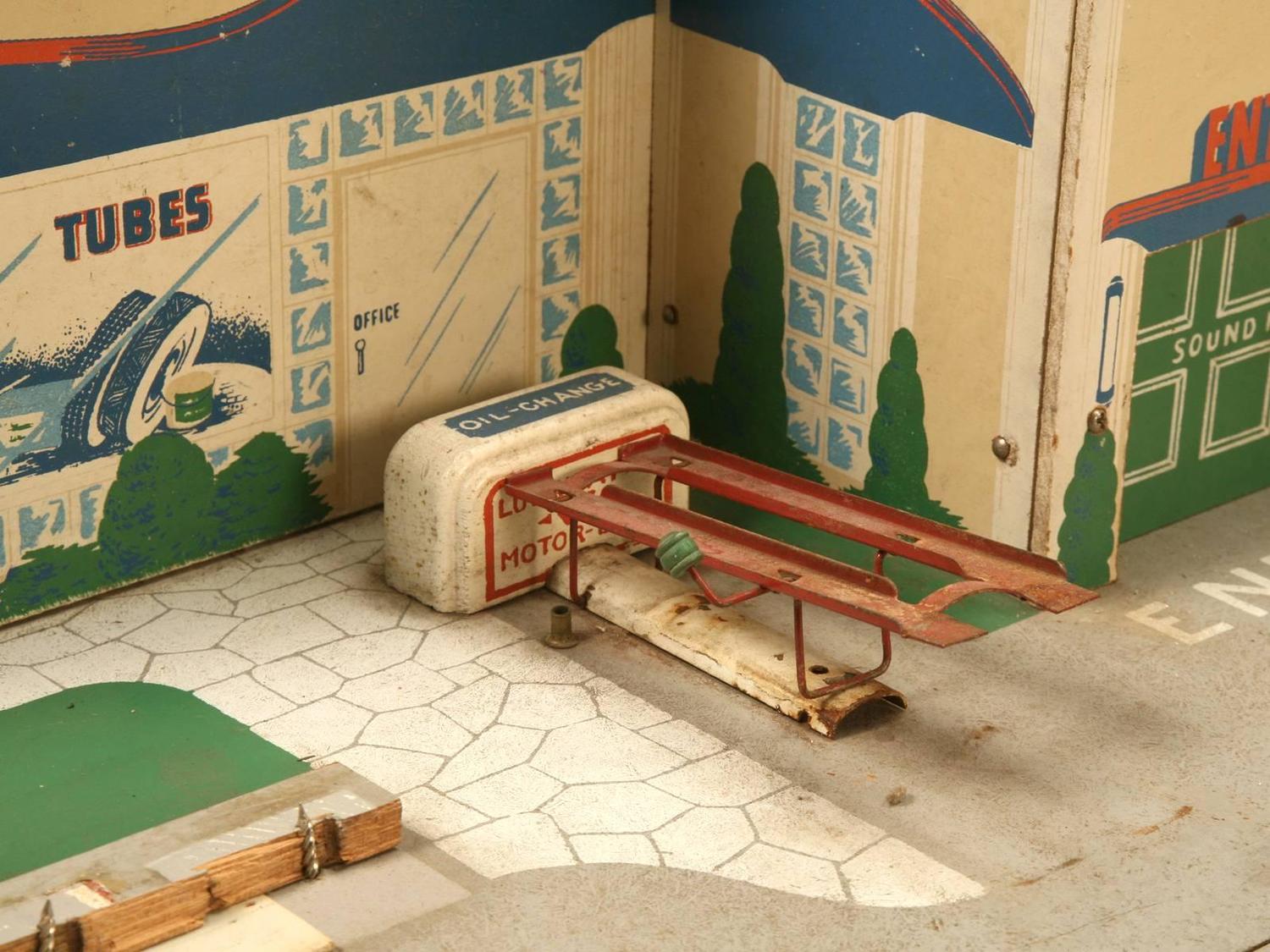 Vintage Children's Toy Car Garage Toy at 1stdibs