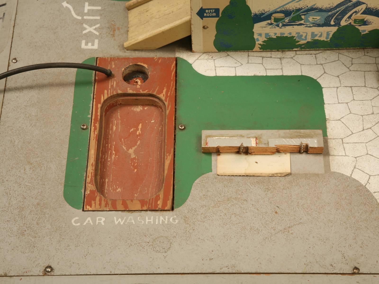 American Vintage Children's Toy Car Garage Toy