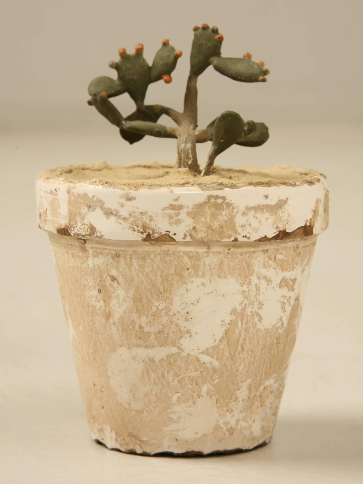 Metal Flowers in Clay Pots 5