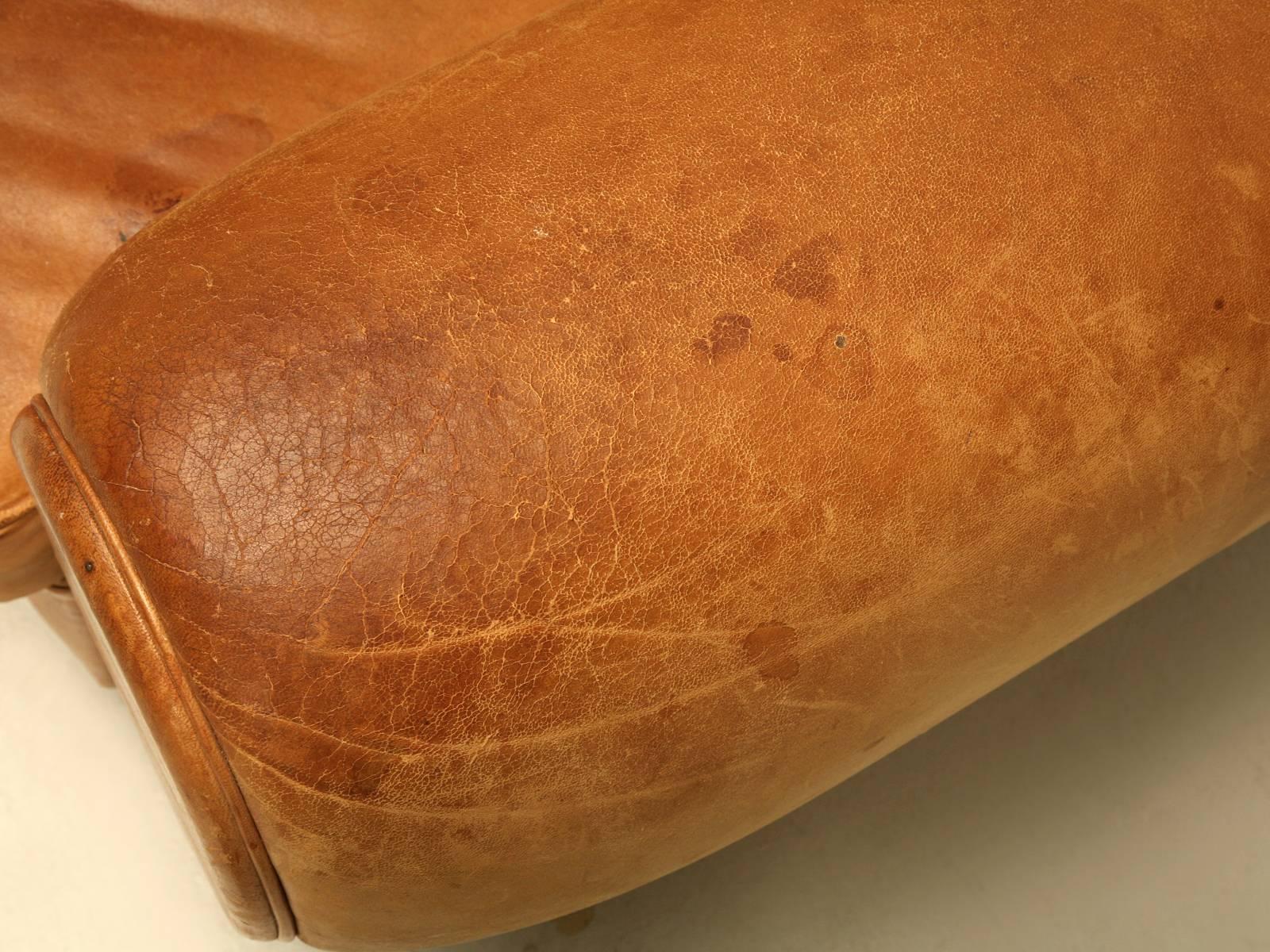 Mid-20th Century French Leather Club Chairs