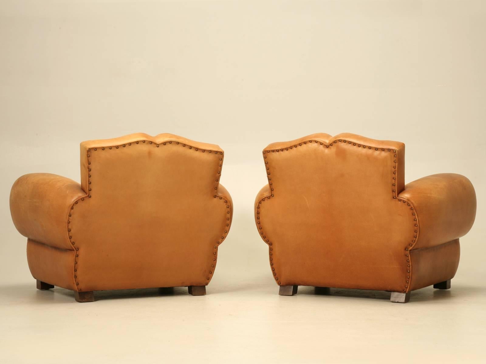 French Leather Club Chairs 5