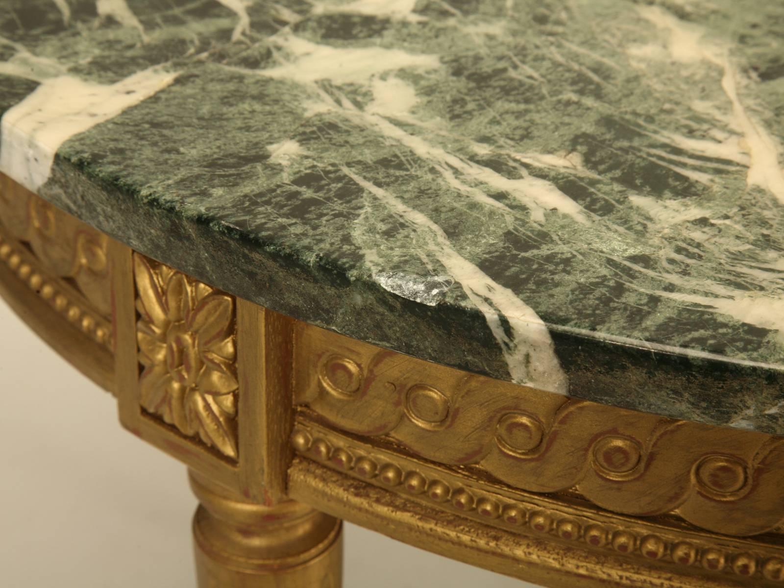Marble French Louis XVI Style Coffee Table