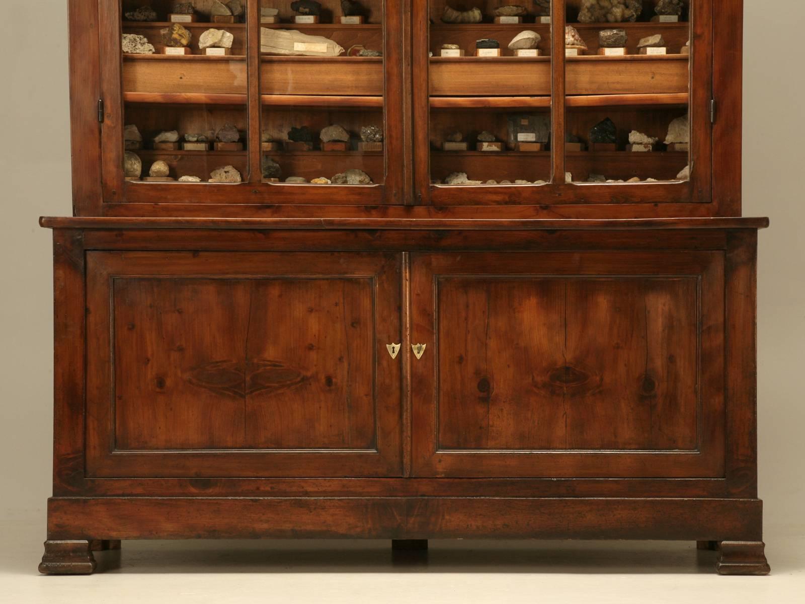 Country French Specimen Cabinet or Bookcase, circa 1891