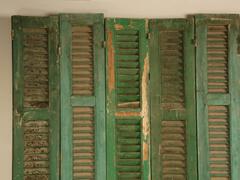 French Shutters in Original Paint