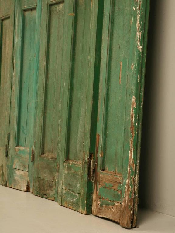 French Shutters in Original Paint at 1stDibs