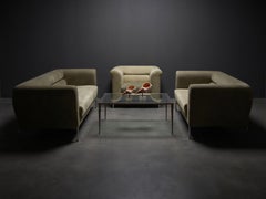 Roche Bobois Three-Piece Suite Sofa, Settee and Chair near Flawless Condition.