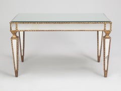 Vintage Mirrored Coffee Table in the Neoclassical Style Probably Made in 1960's