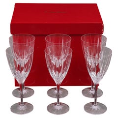 Set of 6 La Maison du Shogun Red Wine Glasses by Cartier in the Original Red Box