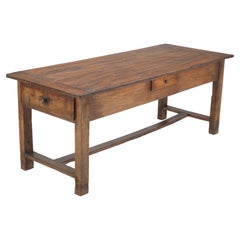 Antique French Farm Table or Sofa Table Made during the 1700’s from Cherry Wood.