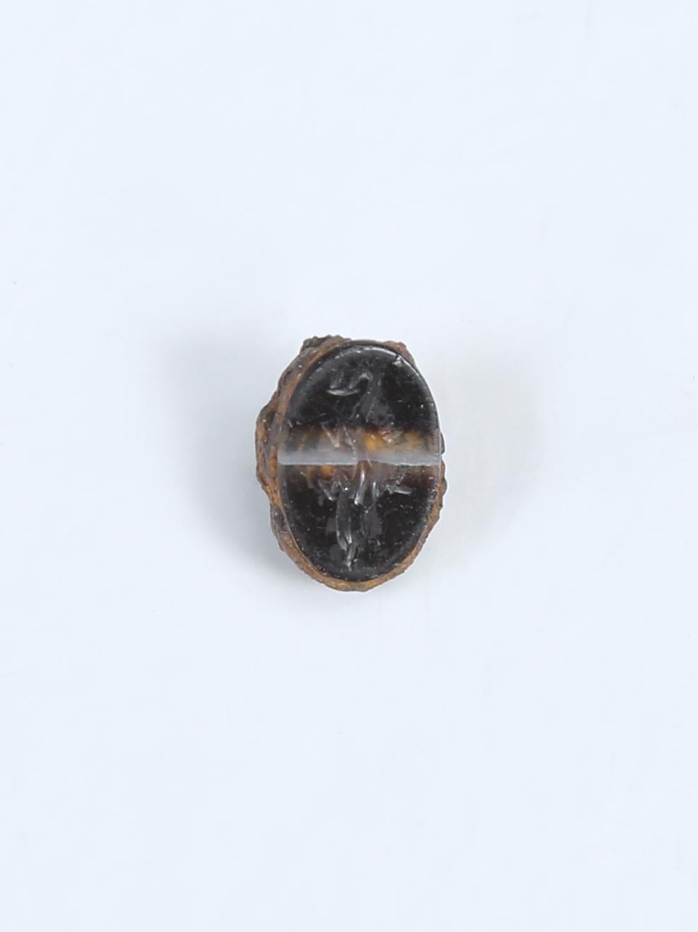 Hand-Carved Original Antique (3rd Century AD) Roman Carved Agate Intaglio For Sale