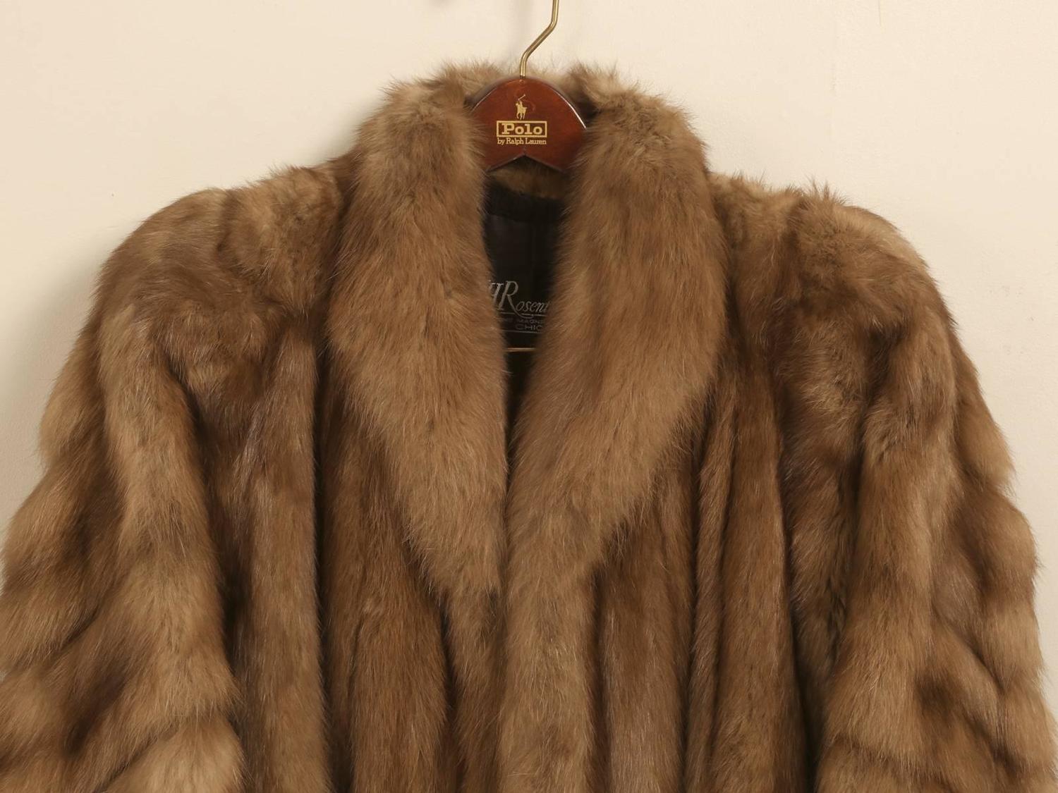 Bob Mackie Sable Fur Coat For Sale at 1stdibs