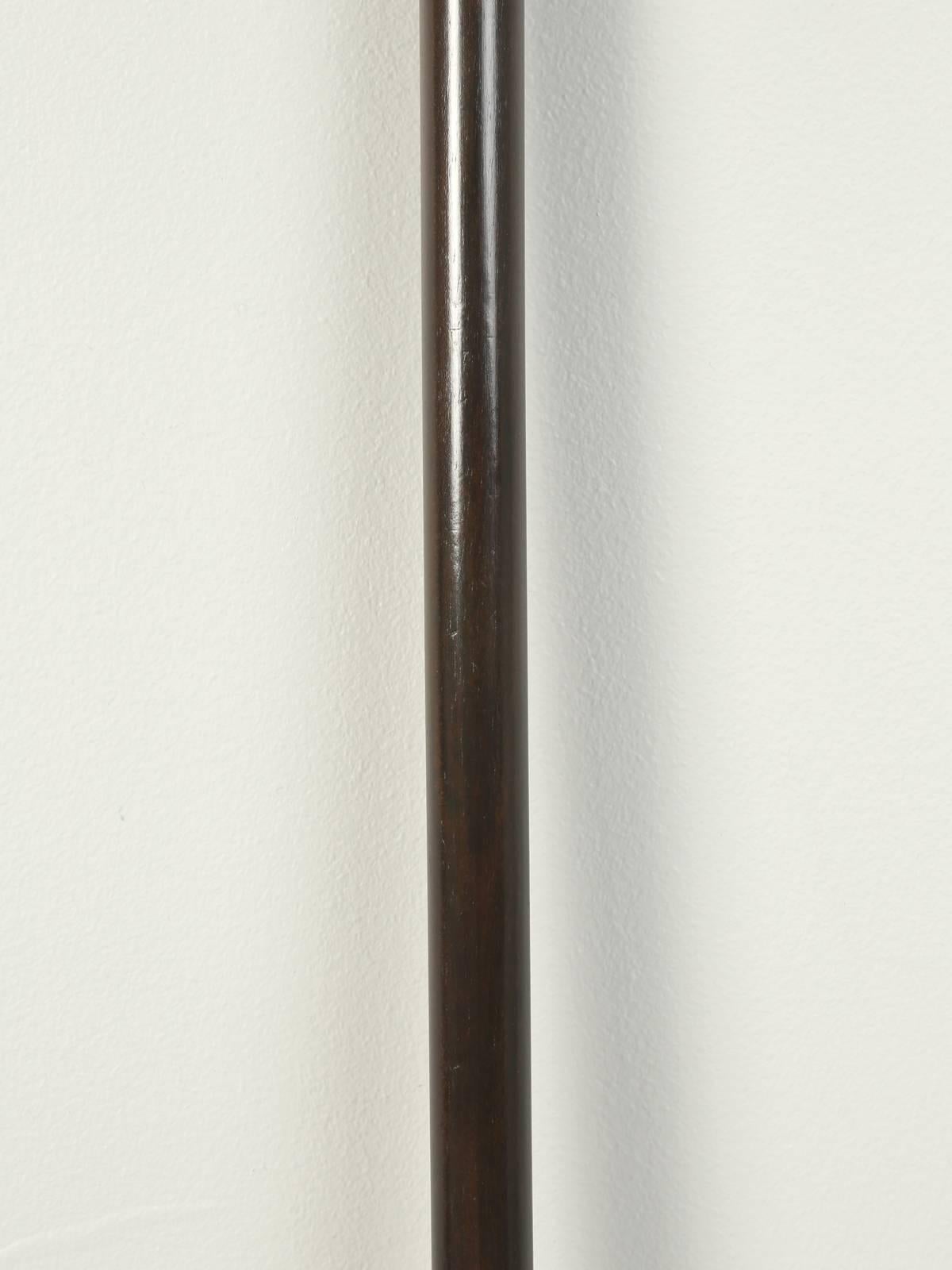 Antique French Rosewood and Silver Walking Stick or Cane In Good Condition In Chicago, IL