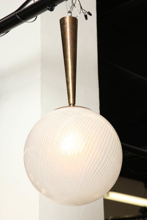 Pendent Light Designed by Carlo Scarpa In Excellent Condition In New York, NY