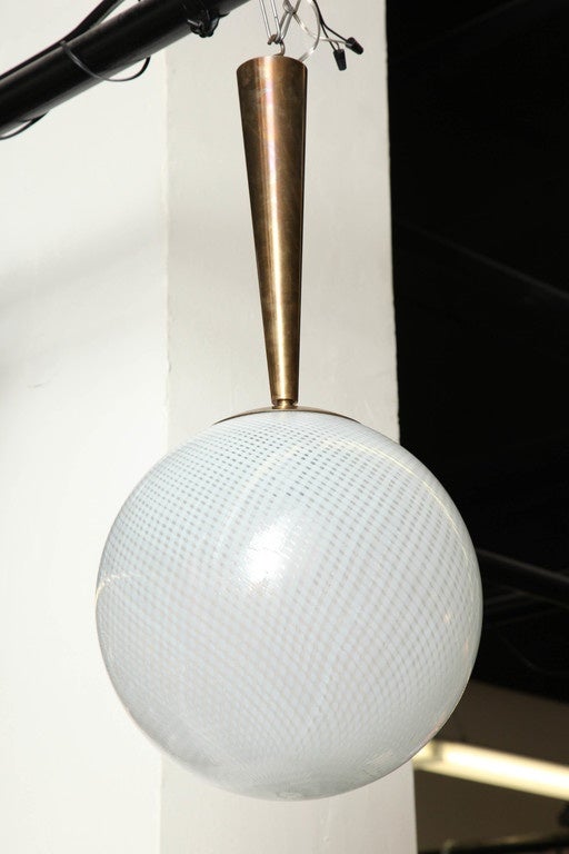 Mid-20th Century Pendent Light Designed by Carlo Scarpa