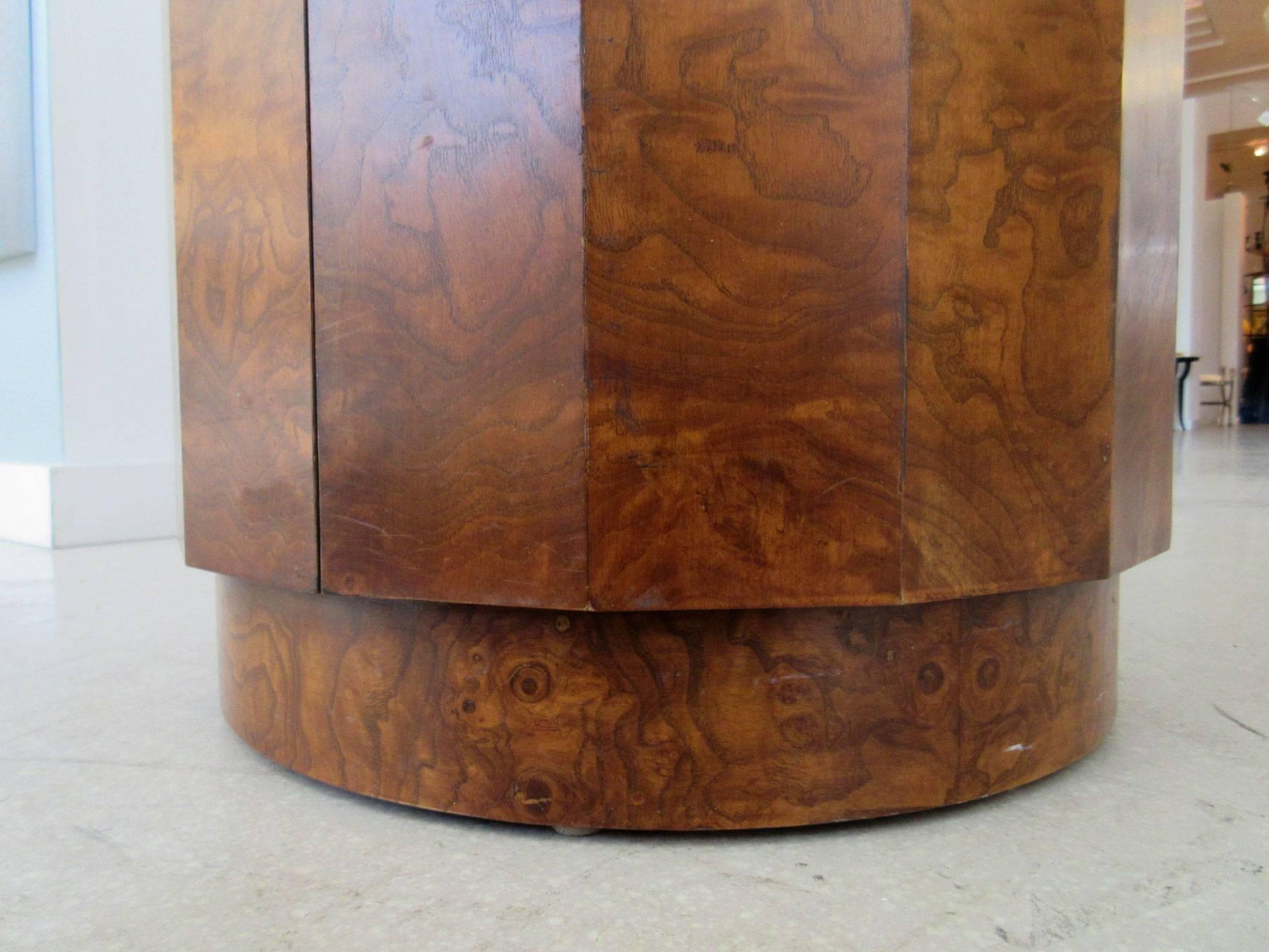 Burl Edward Wormley for Dunbar Pedestal Bar