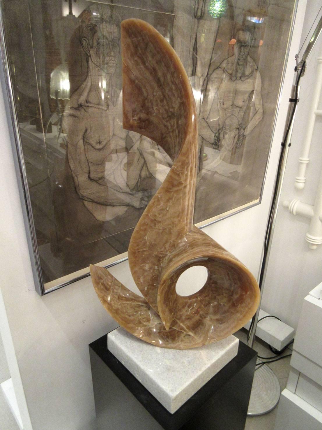 Leonardo Nierman sculpture entitled, 
