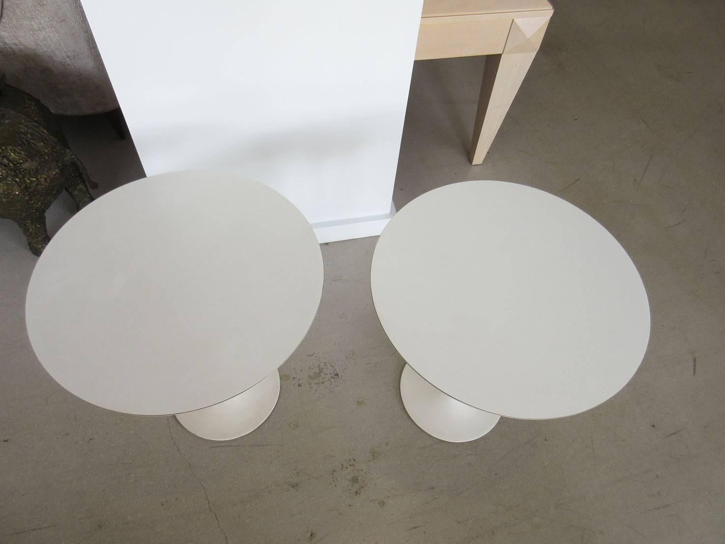 20th Century Pair of Knoll Tulip Side Tables