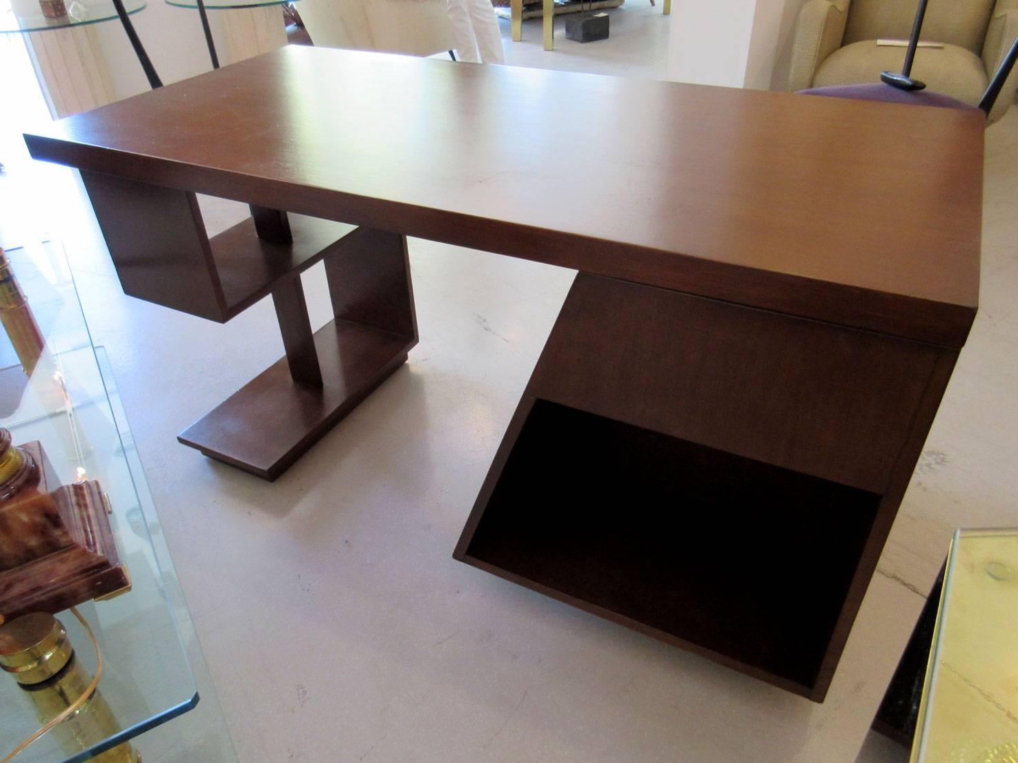 Wood Mid-Century Desk by Maximillion for Karpen For Sale