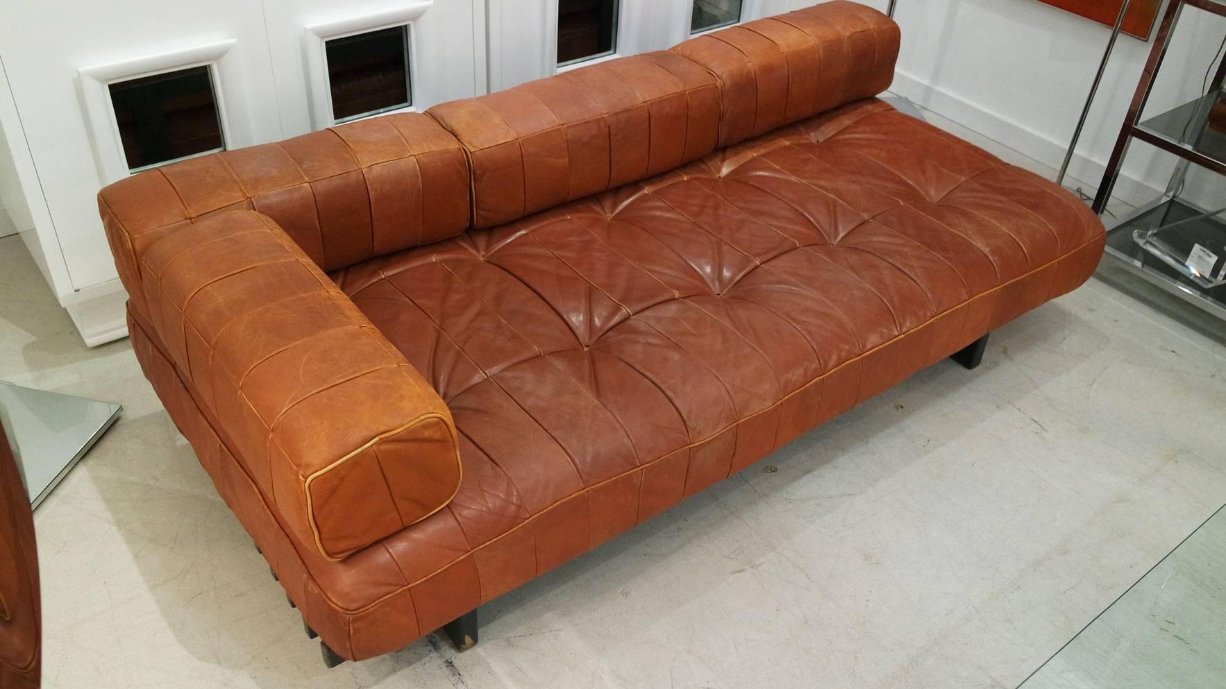 Swiss De Sede Leather Daybed