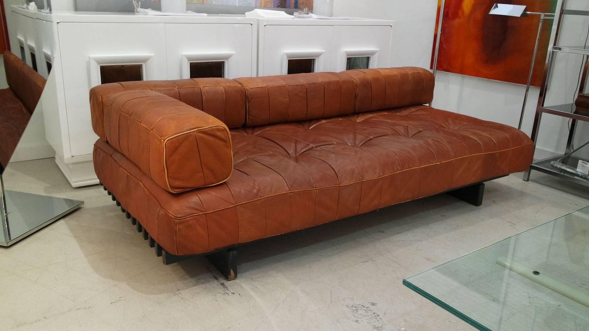 Mid-Century Modern De Sede Leather Daybed