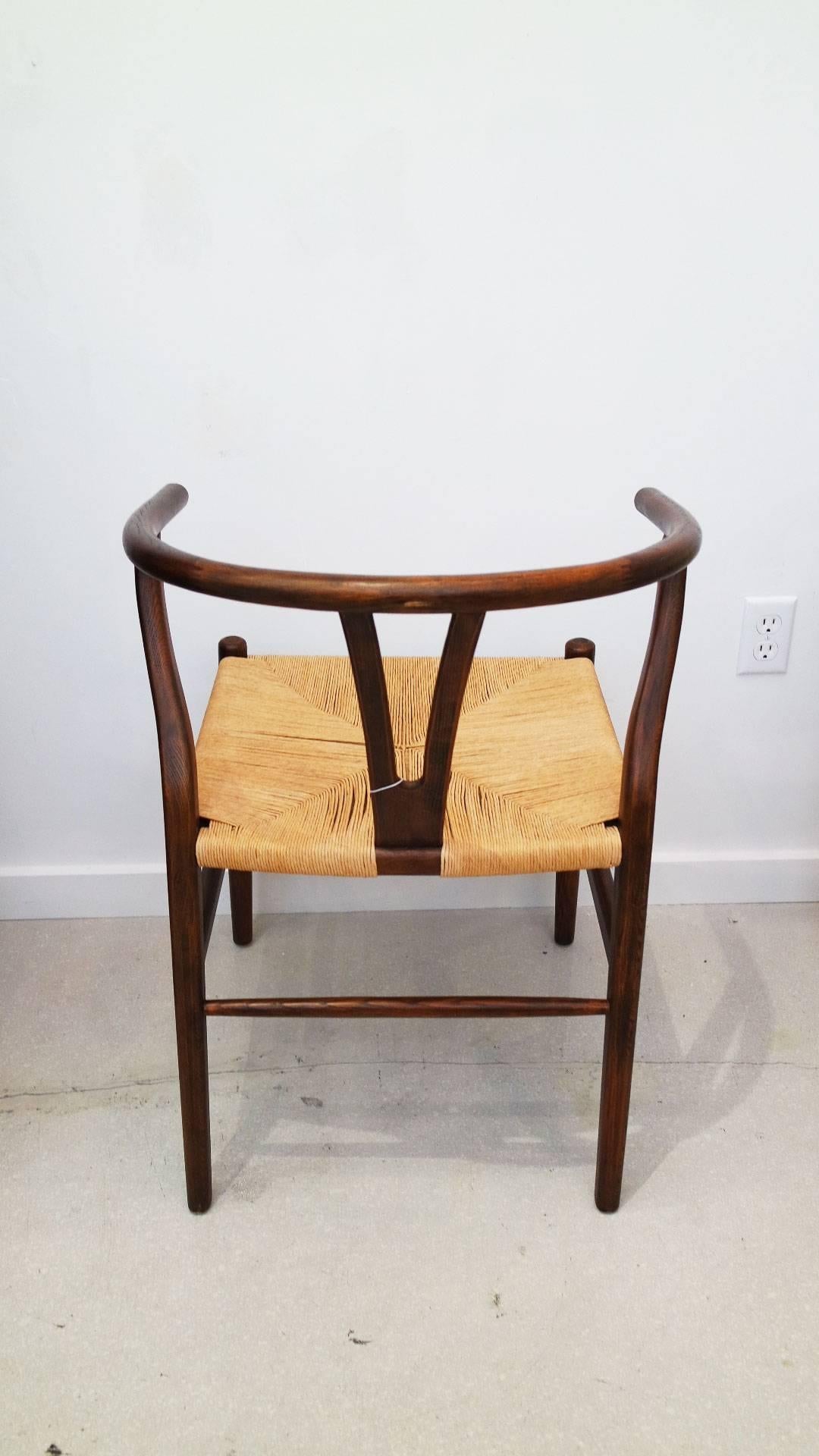 Danish Hans Wegner for Carl Hansen Wishbone Chair For Sale