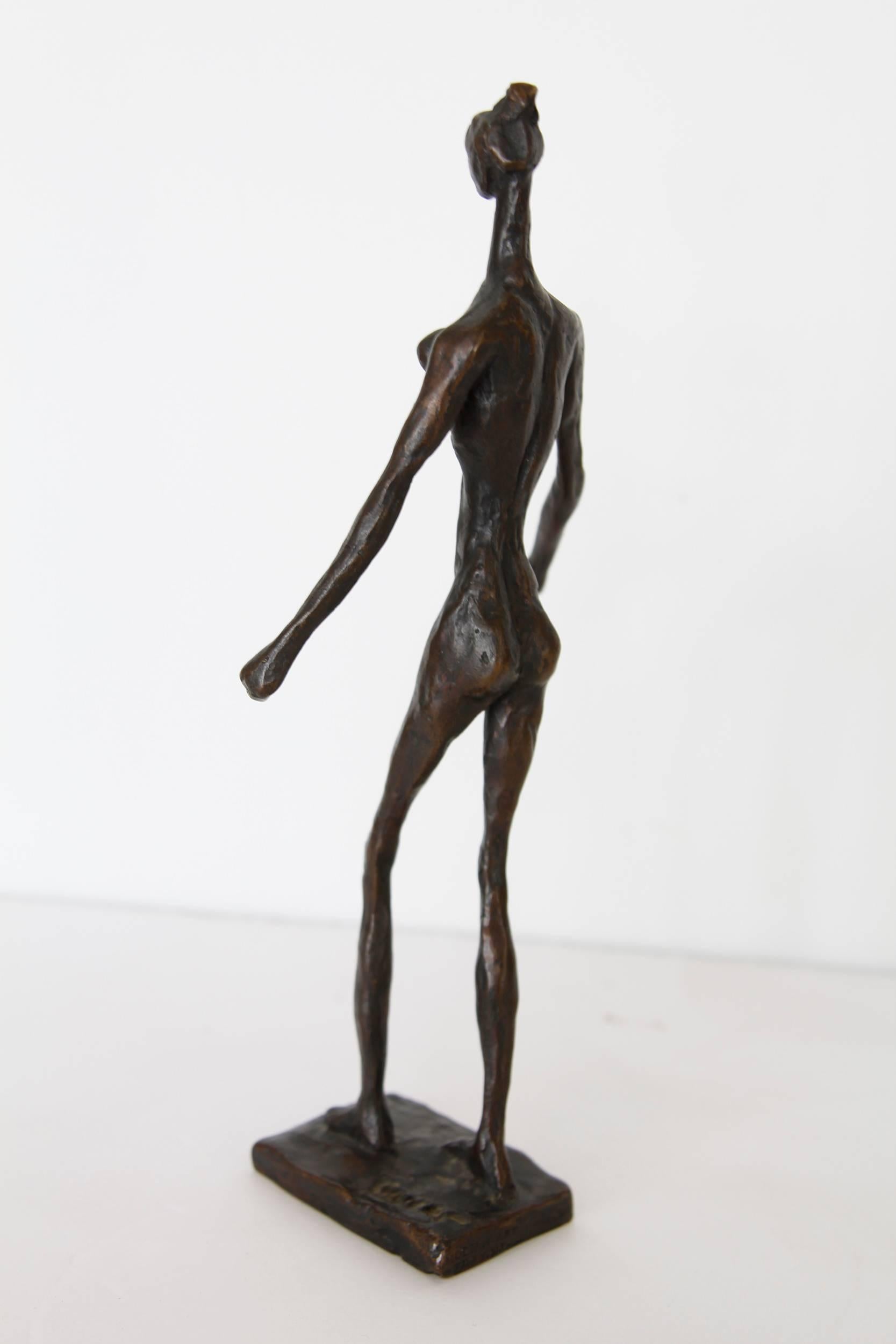 American Doris Porter Caesar Bronze Standing Female Sculpture For Sale