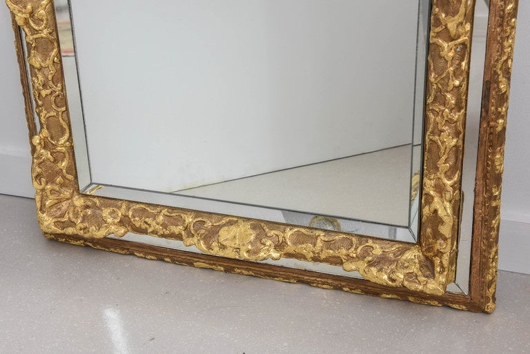 19th Century Louis XIV Style Gilt Mirror 4