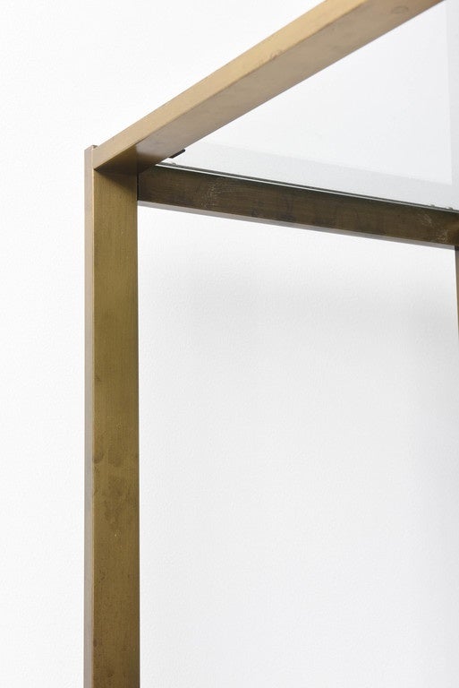 Bronze Milo Baughman Etagere with Glass Shelves 1
