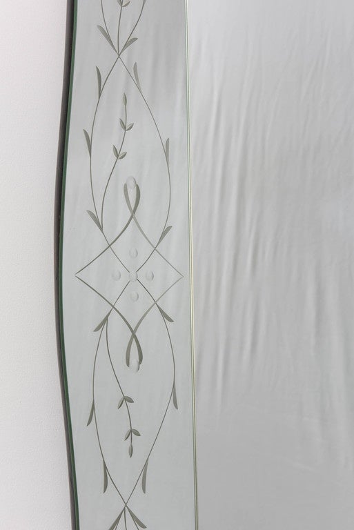 Art Deco Mirror In Good Condition In West Palm Beach, FL