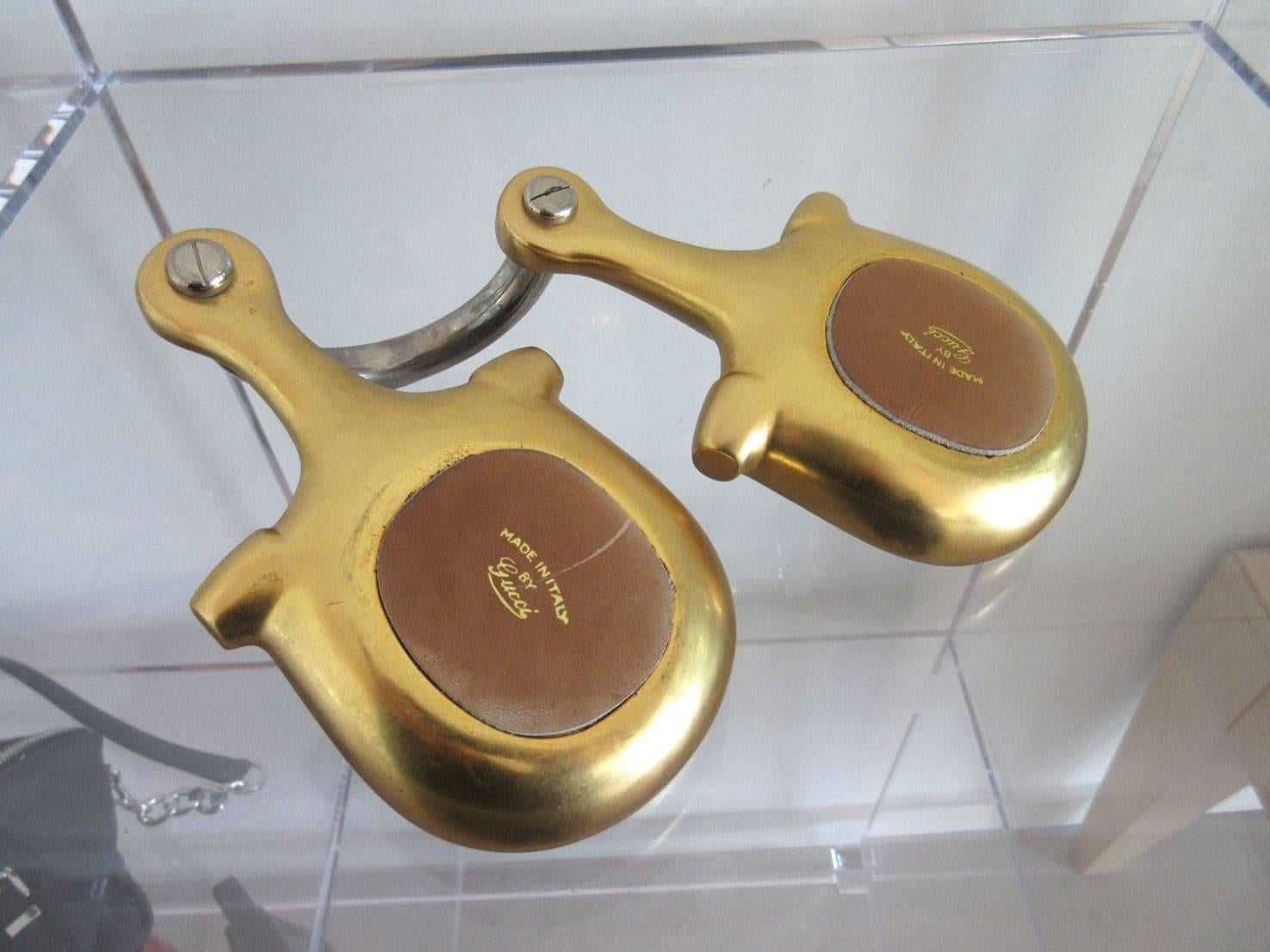 Metal Vintage Gucci Horse Bit Ashtray