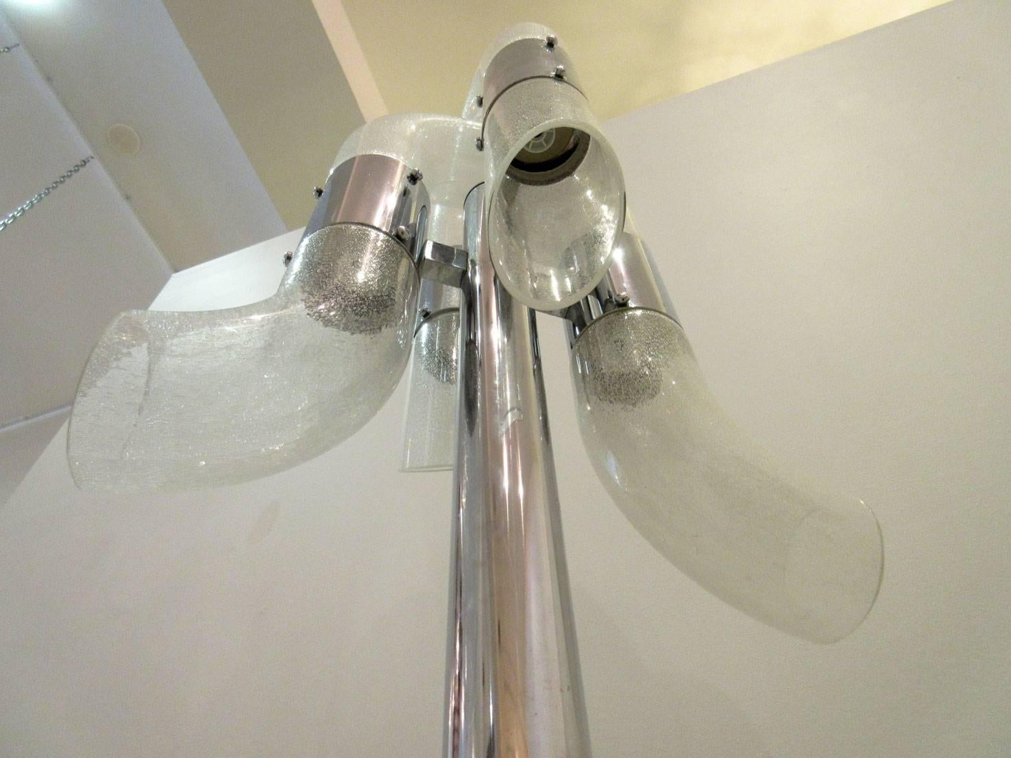 Murano Glass Floor Lamp by Carlo Nason 1