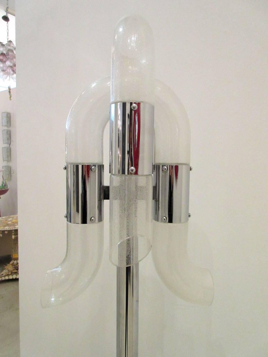 Italian Murano Glass Floor Lamp by Carlo Nason