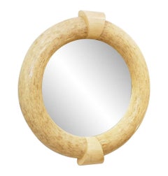 Large Circular Mirror by Karl Springer