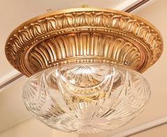 American Bronze Flush Mounted Fixture
