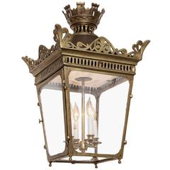 A French Empire Four-Light Bronze Lantern 6