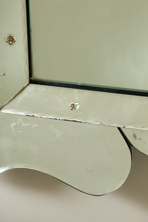 Mid-20th Century Large-Scale Rectangular American Mirror