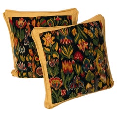 A Pair of Flemish Tapestry Cushions