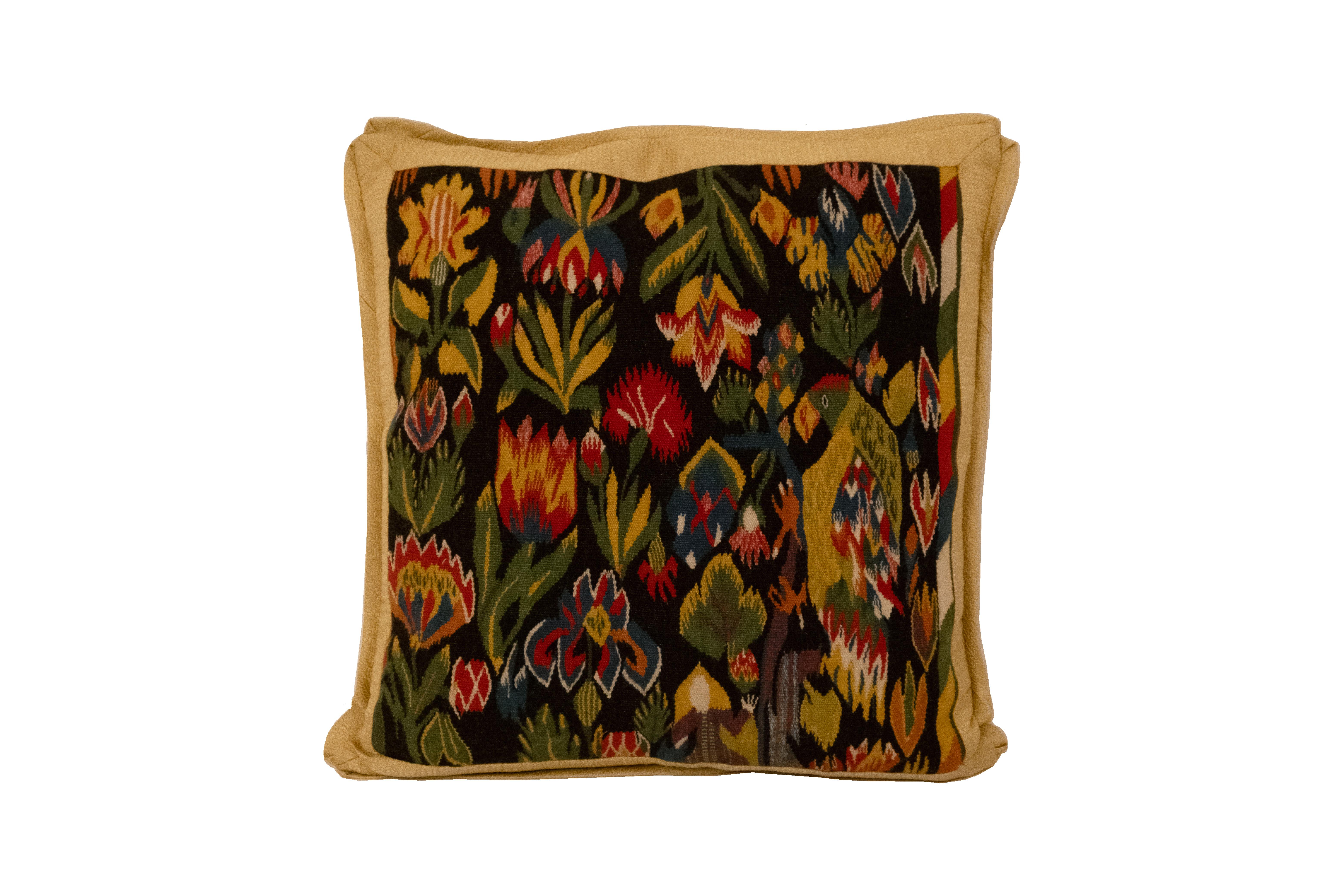 Contemporary A Pair of Flemish Tapestry Cushions For Sale