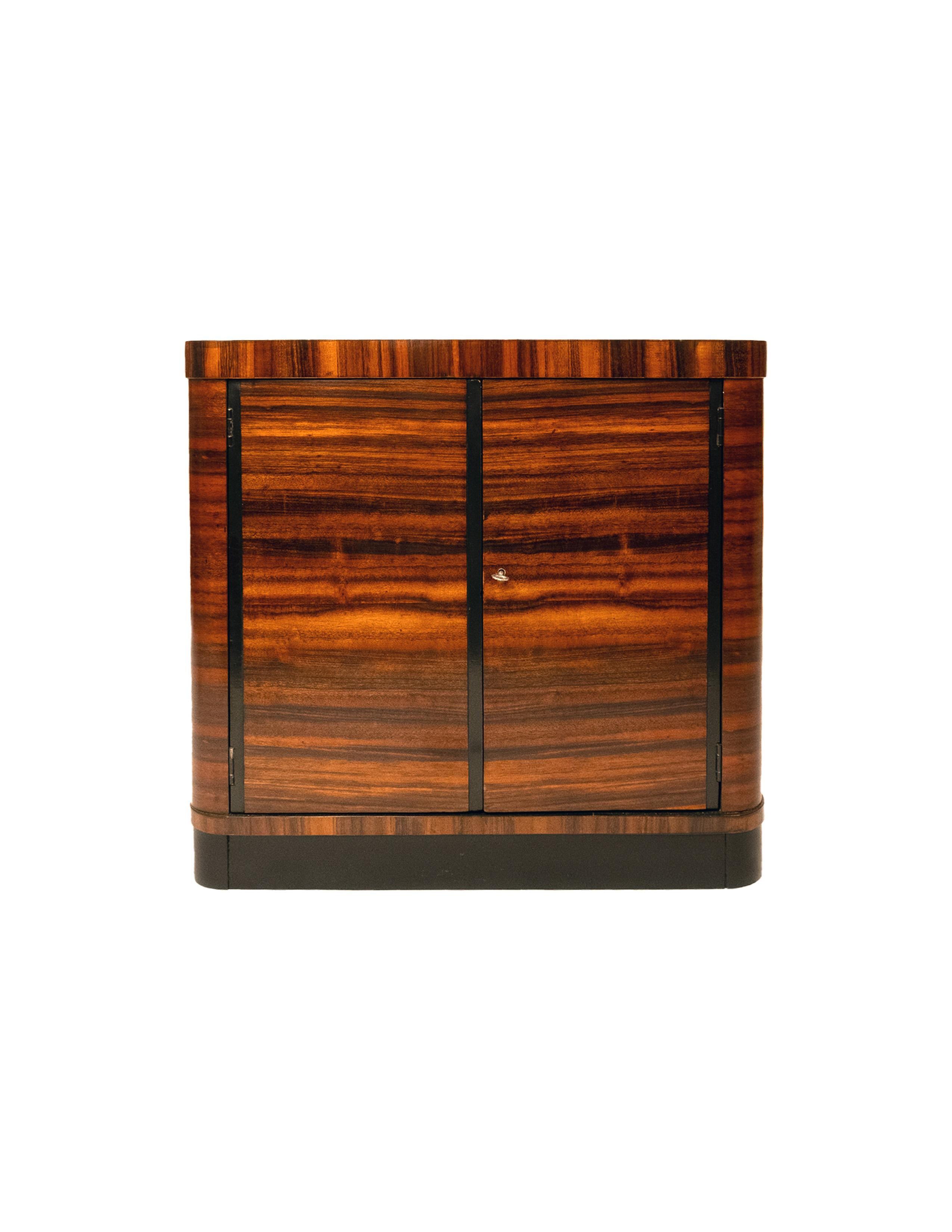 Swedish An Art Deco Marquetry Side Table For Sale