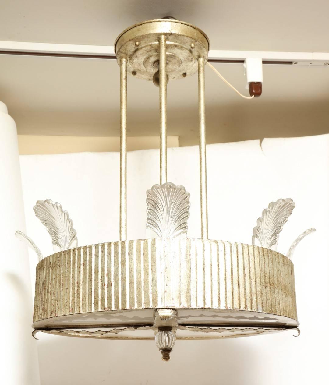 Eltham Single-Tier Pendant Fixture by David Duncan In Excellent Condition In New York, NY