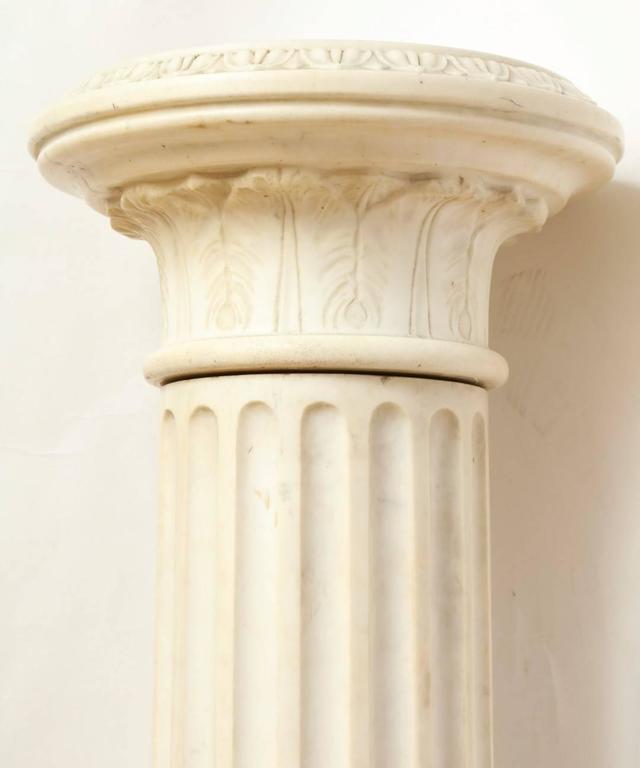 A Marble Corinthian Capital Architectural Pedestal at 1stDibs architectual pedestals