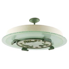 A Swedish Modern Ceiling Lamp, Model 1252, Bjerkås Armatur