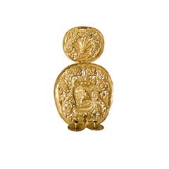 A Pair of Two-Light Dutch Baroque-Style Repousse Sconces