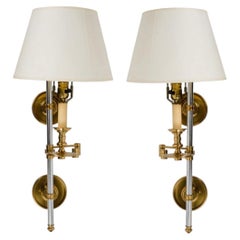 A Pair of Jerome Sutter Swing Arm Sconces