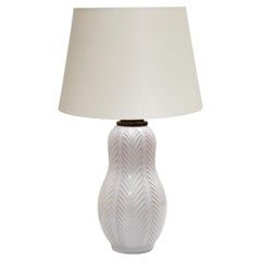 A Glazed Earthenware Table Lamp by Anna-Lisa Thomson