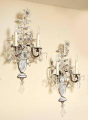 A Pair of Maison Bagues Two-Light Wall Sconces